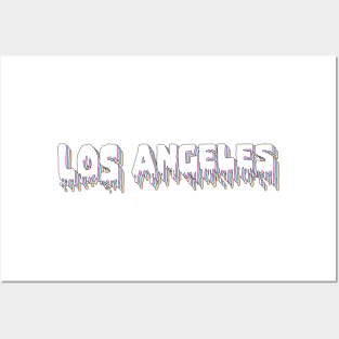 Los Angeles Trippy and Drippy Posters and Art